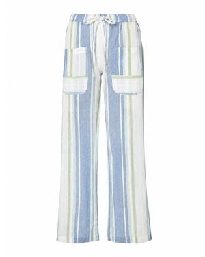 Par Y Escala Sl Adrie Trousers Stripes - Blue