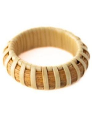 Whale Tail Weaving Neutrals The Deckhand Ring - Black