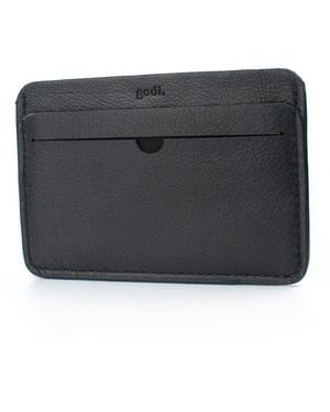 godi. Handmade Leather Cardholder - Black