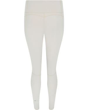 VIEREN Neutrals Higher Power Leggings - White
