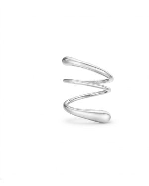 Meulien Rounded Coil Ring - White
