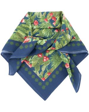 Saachi Saguaro Sunset Bandana - Blue