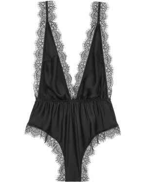Perilla Lingerie Mina Jumpsuit - Black