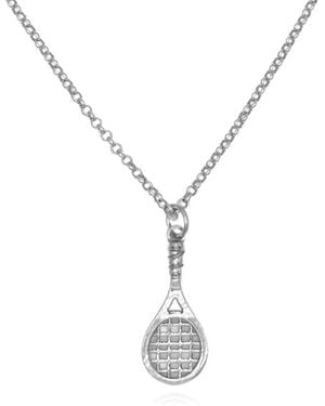 Ninemoo Wimbledon Charm Tennis Necklace - Metallic