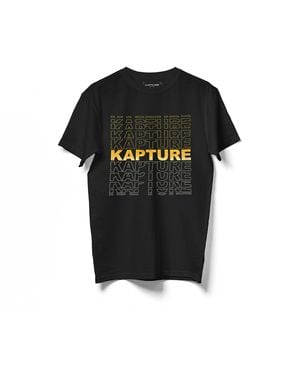 Kapture Light Printed Tee - Black