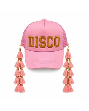 Julia Clancey Disco Luxe Chacha Trucker Cap - Pink