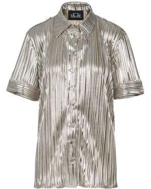 Vazaf Pleated Shirt - Gray