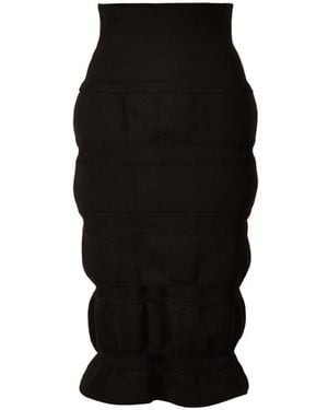 Ioana Ciolacu Rubber Skirt - Black