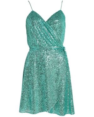 Roses Are Red Eloise Sequin Wrapdress - Blue