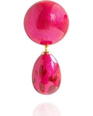 Saule Label Calista Brooch - Pink