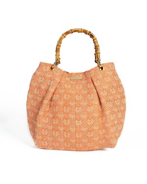 Danni Ro Neutrals June Bag Bamboo - Orange