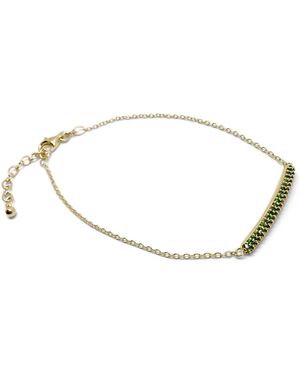 Clemence Wren Gemstone Bracelet - Metallic