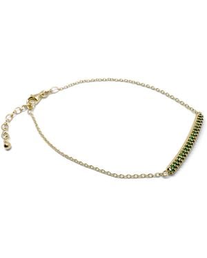 Clemence Wren Gemstone Bracelet - Metallic