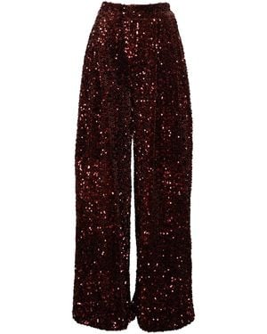 Ofuure Liza Sequin Pants - Purple