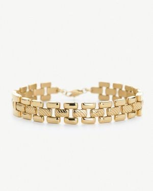 Elk & Bloom New Chain Chapter 14K Chunky Triple Chain Link Bracelet - Metallic