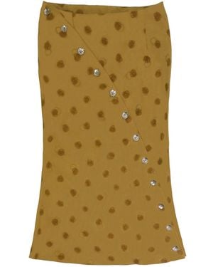 28Natelier The Polka Dot Skirt - Green