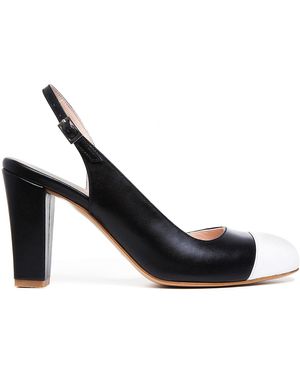 Ginissima And Coco Slingback Shoes - Black