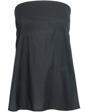 Audrey Vallens Voile Band Top - Black