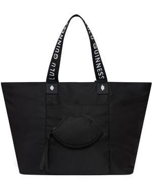 Lulu Guinness Nylon Macy Tote Bag - Black