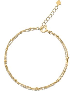 Esterah Double Bobble Chain Bracelet - Metallic