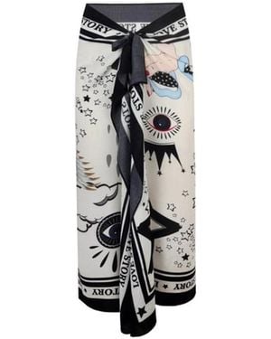 LOVEIST STORE Lovestory Statement Print Pareo Sarong - Grey