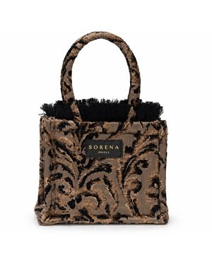 Sorena Neutrals Arabella Mini Tote Bag - Black