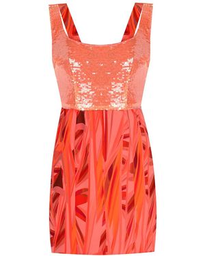 Madebyza Double Strap Mini Dress - Red