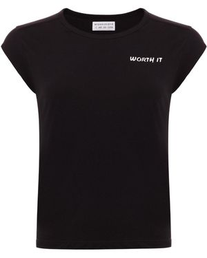 Misha Vaidya Worth It Tee - Black