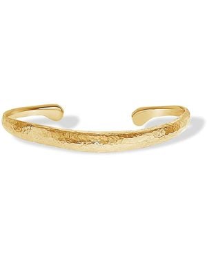Dower & Hall Curved Torque Bangle - Yellow