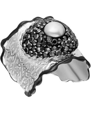 Nowart Jewelry Pearl Ring - Black