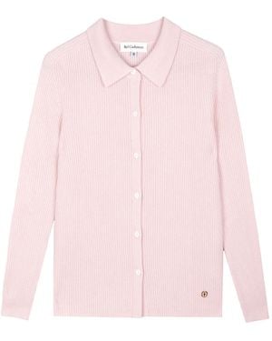 Bel Cashmere Giselle Cashmere Cardigan Light - Pink