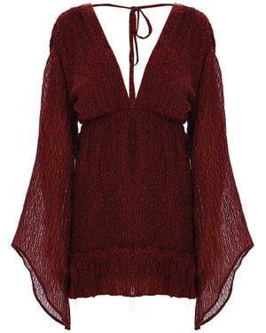 Zhenabia Ember Mini Dress - Red