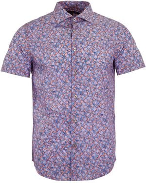 lords of harlech Scott Lawn Shirt - Purple