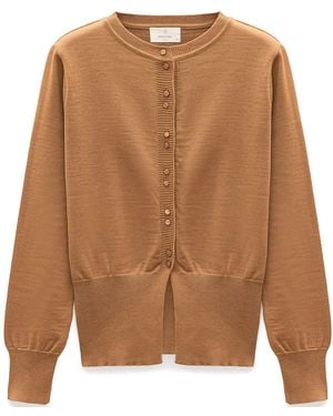 Peraluna Ripley Steel Knit Cardigan - Brown