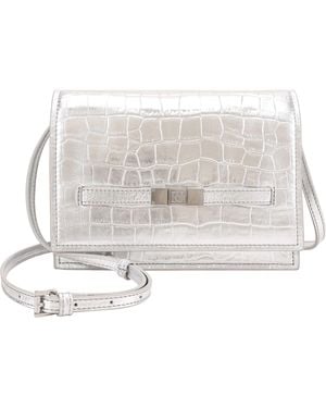 Paul Costelloe Tosca Leather Clutch - White