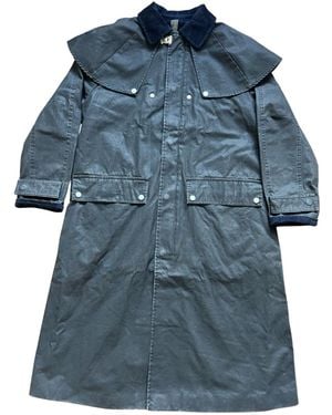 Kaldtvaer Rorvik Long Caped Coat - Blue