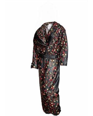 Zasta Studio The Athena Italian Leather Embroidered Jumpsuit - Black