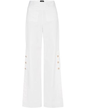 LAHIVE Lioness Wide Let Pant - White