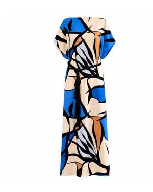 Belyed Handcraft Astoria – Relaxed Fit Dress For Summer By Belyed - Blue