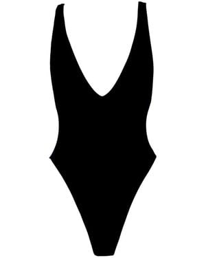 Terra Dea Copacabana High Leg Swimsuit - Black