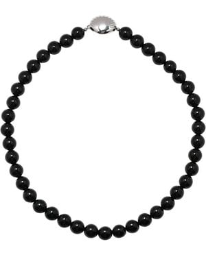 Miss Cecilia Clio Bead Necklace - Black
