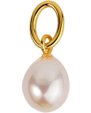 Zynnia Collective Pearl Drop Charm - Metallic