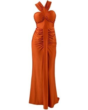 Lamide Sadipe Vespera Dress - Orange
