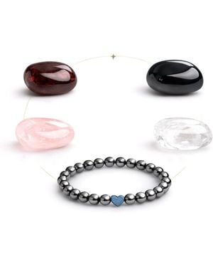 Mineralgems•Studio Capricorn Zodiac Crystal Box - Black