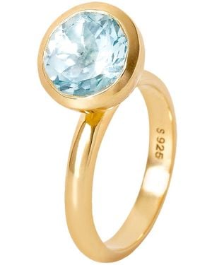 Neola Design Ring Topaz Gemstone Amis - Metallic