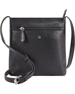 Lloyd Baker Munnar Leather Crossbody Bag - Black