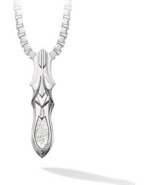 AWNL Seven Seas Meteorite Blade Necklace - Metallic