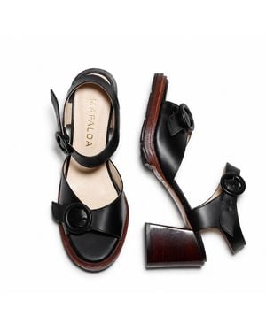 Mafalda Karina Heeled Sandals - Black