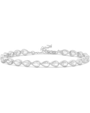SHYMI Bezel Set Pear Tennis Bracelet - Metallic
