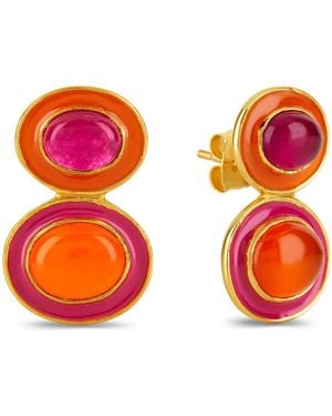 GEM BAZAAR Carnelian Bon Bons - Orange